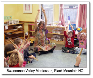 Children Tapping A Rhythm